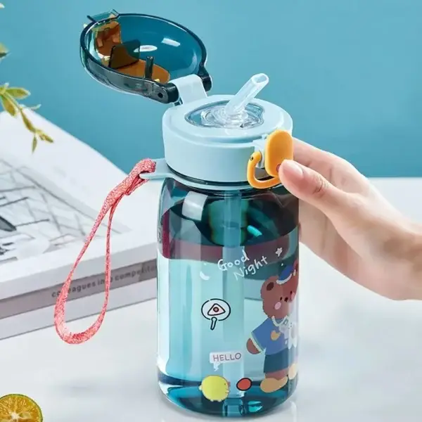 Gourde Enfant Cartoon Ourson 400 ml – Image 3
