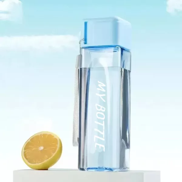 Gourde Plastique Carré 500 ml – Image 2