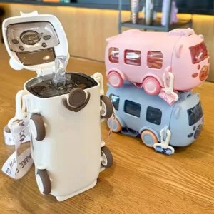 Gourde en forme de bus pour enfants 500 ml