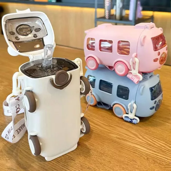Gourde en forme de bus pour enfants 500 ml