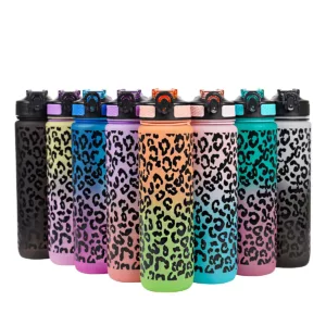 Bouteille d'eau léopard 1000 ml