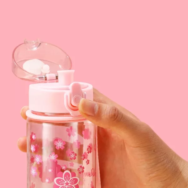 Gourde Kawaii Fleur Rose 500 ml – Image 2