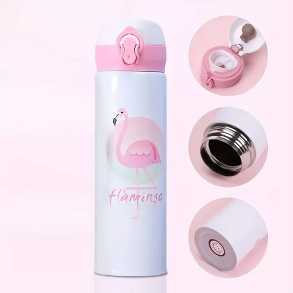 Gourde Flamant Rose - Licorne 350 ml – Image 4