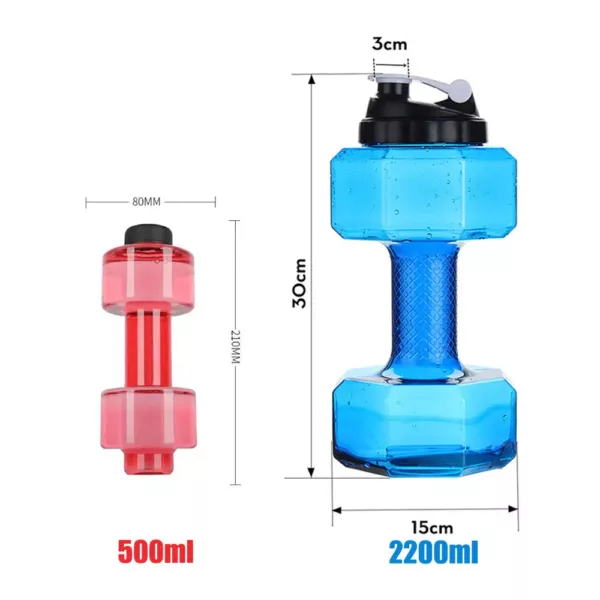 Gourde Sport Dumbbell – Hydratation Pratique – Image 3