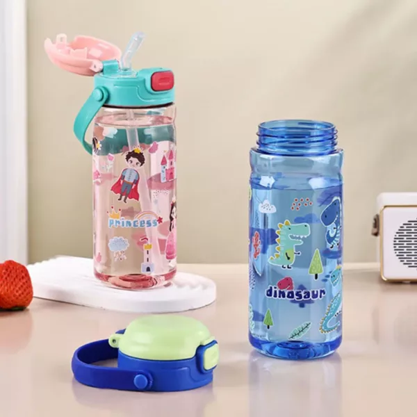 Gourde avec Paille pour Enfants - 550 ml – Image 2