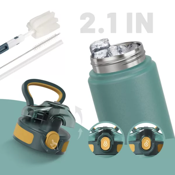 Gourde Thermos avec Paille  600 ml - 720 ml – Image 2