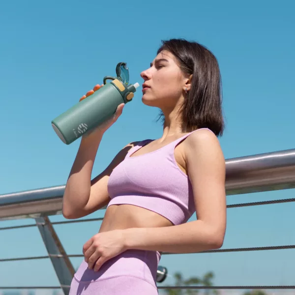 Gourde Thermos avec Paille  600 ml - 720 ml – Image 3