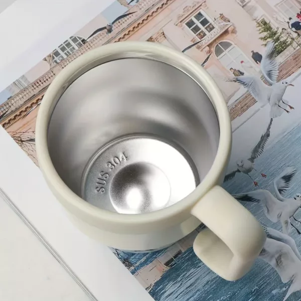 Tasse à café avec couvercle et paille 480 ml – Image 3