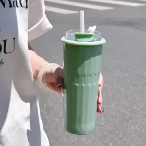 Goblet thermos avec paille 500 ml