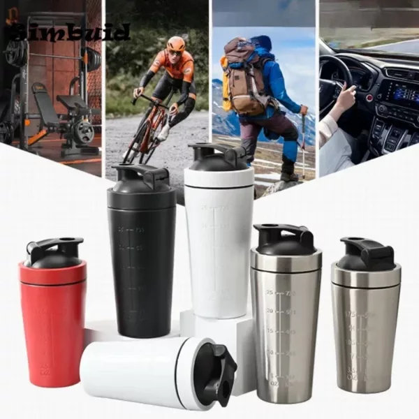 Shaker en acier inoxydable 500 ml - 750 ml – Image 3