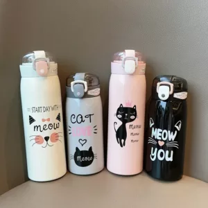 Gourde Chat pour Enfants 350 ml - 500 ml