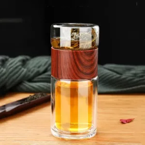 Gourde en verre avec infuseur 230 ml