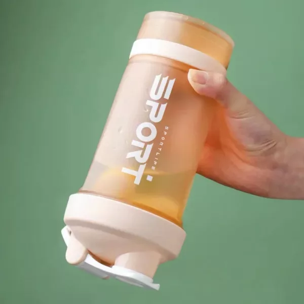 Shaker Musculation Bicolore 500 ml – Image 2