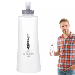 Gourde pliable randonnée et camping 1 L