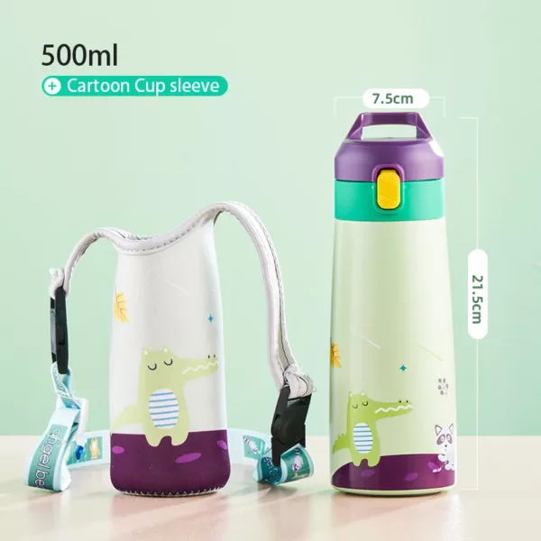 Gourde Isotherme Animaux 500 ml – Image 2