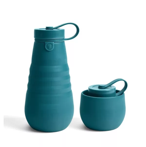 Bouteille d'eau Pliable en Silicone 600 ml – Image 2