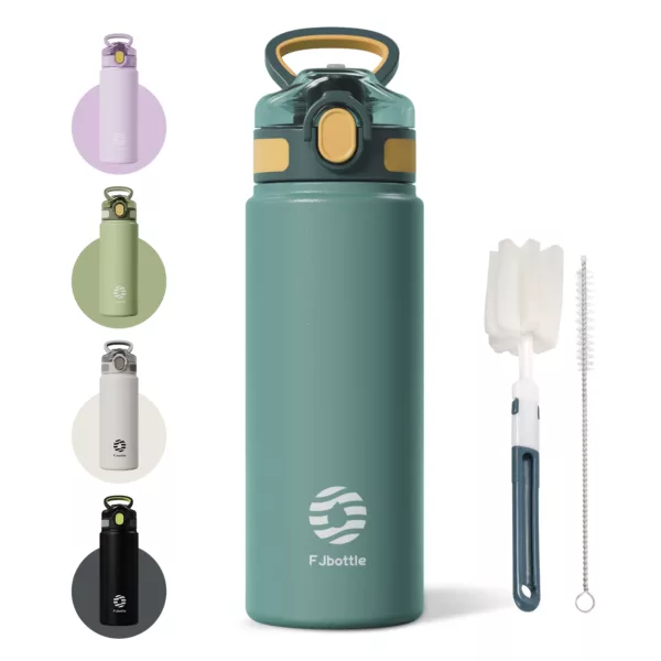 Gourde Thermos avec Paille  600 ml - 720 ml