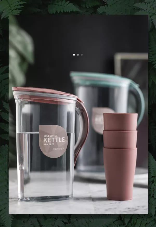 Grand pichet en plastique 1,5 L - 2,1 L – Image 3