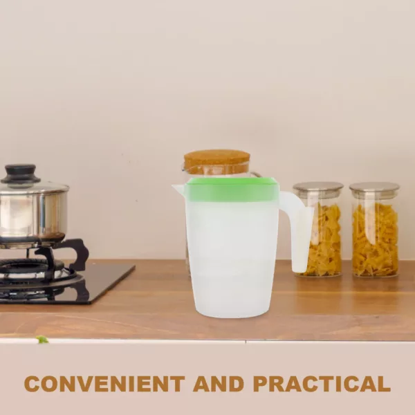Pichet en Plastique avec Couvercle 1L – Image 2