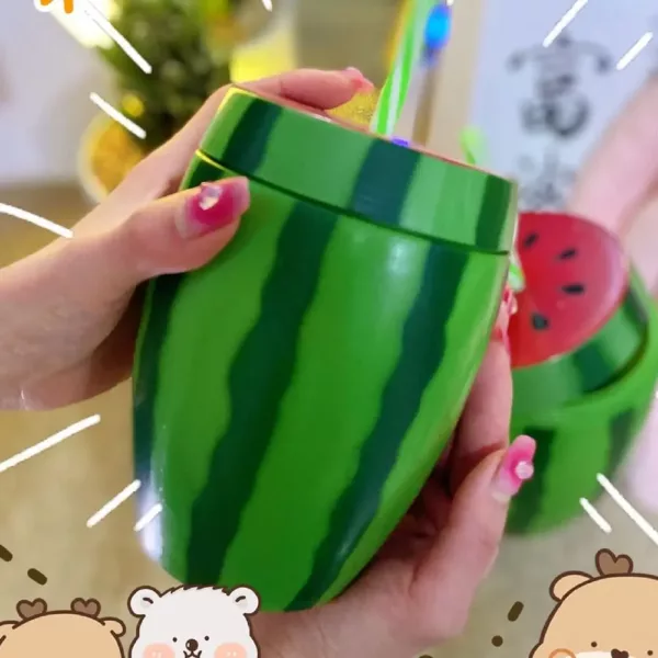 Tasse Fruit avec Paille – Image 4