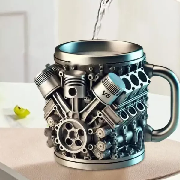 Mug Moteur 3D V6 - V8 – Image 2