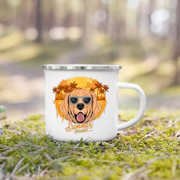 Mug Drôle Humour Chien Vacances – Image 2