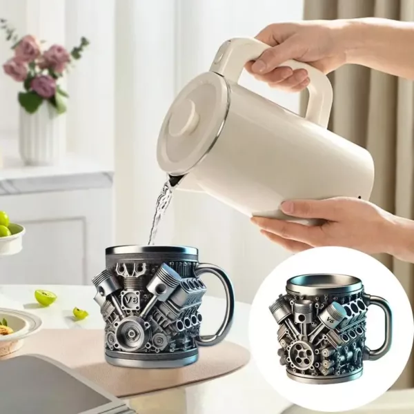Mug Moteur 3D V6 - V8 – Image 3