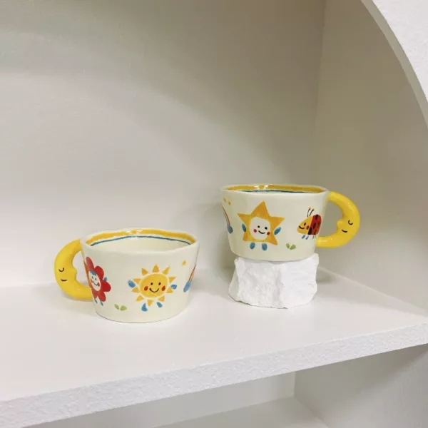 Tasse Céramique Soleil Coccinnelle – Image 2