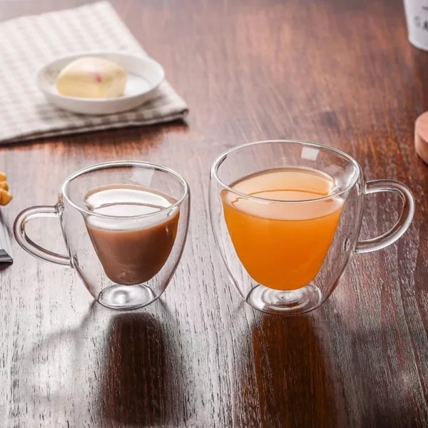 Mug en Verre Double Paroi Cœur – Image 4
