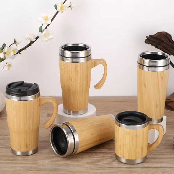 Thermos en Bambou écologique – Image 2